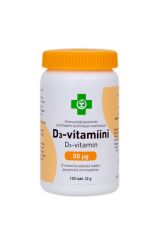 APTEEKKI D3-vitamiini 50 mikrog 100 tabl
